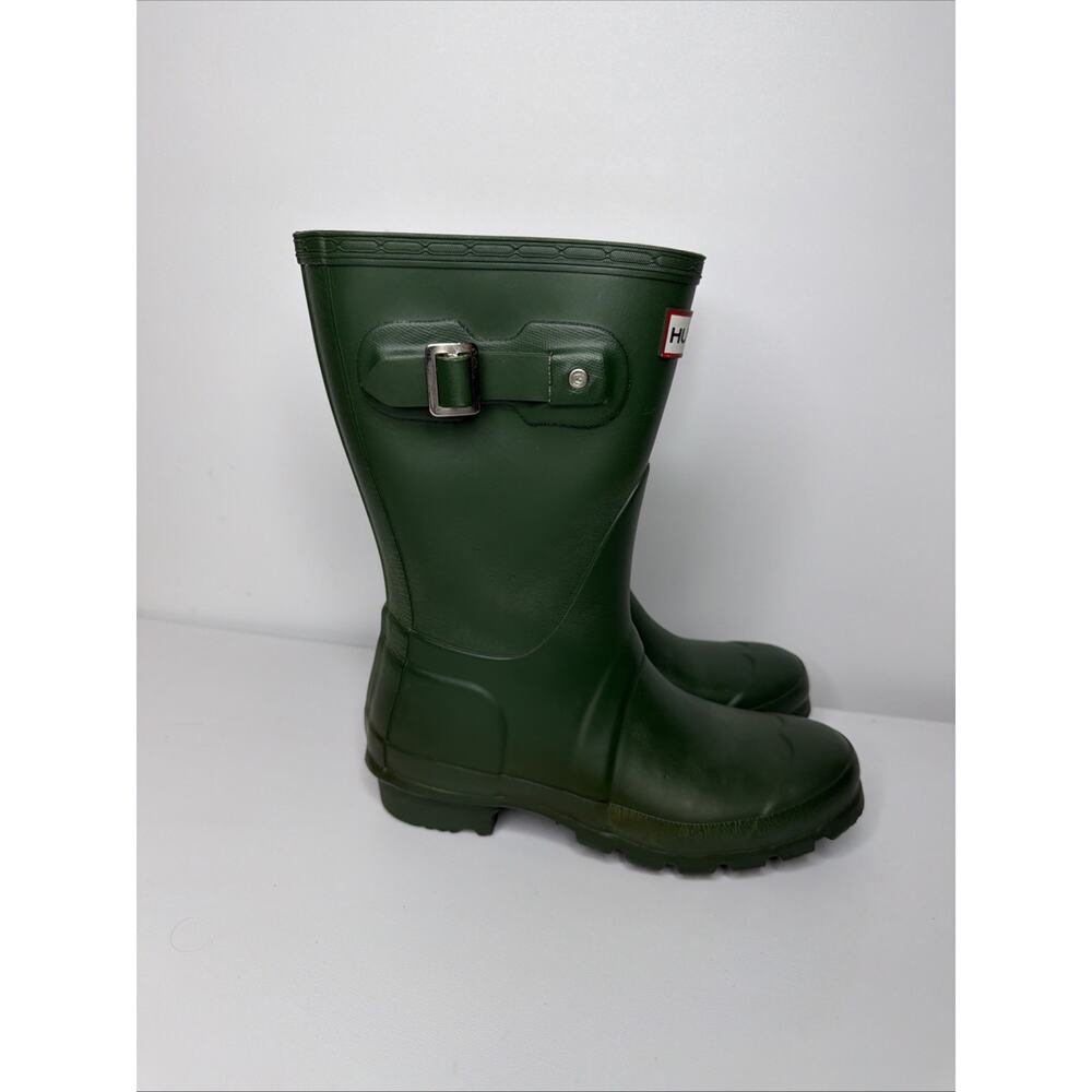 Hunter Original Short Women’s Waterproof Rain Boots Green US 4M/5F EU 35/36 UK 3 - Picture 6 of 14